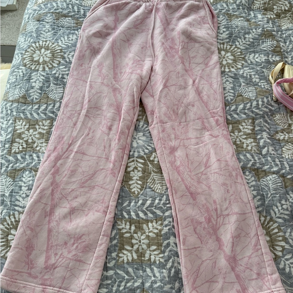 Dairy Boy pink camo sweats